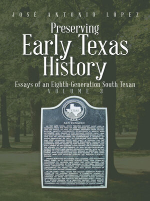 cover image of Preserving Early Texas History
